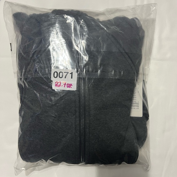 Lululemon Scuba Hoodie *Plush sz 4 Heathered Black/Black - Picture 7 of 7